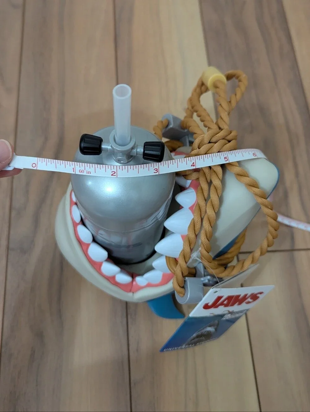 NWT! In Hand! Universal Studios Jaws 50th Anniversary Shark Tank Sipper Cup